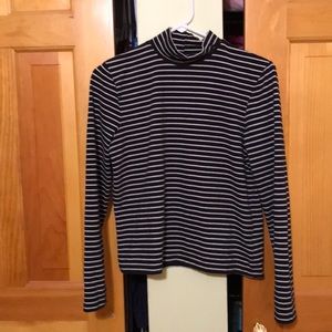 Striped Turtleneck